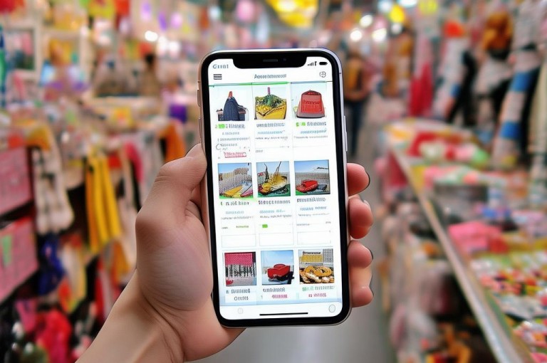 在抖音，点击购物车图标，挑选商品并完成购买。